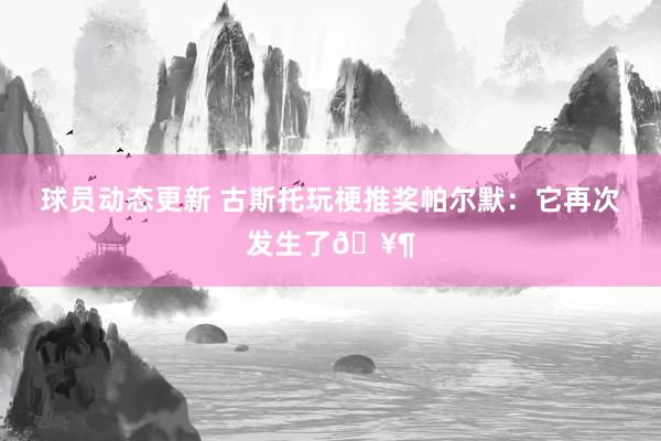 球员动态更新 古斯托玩梗推奖帕尔默：它再次发生了🥶